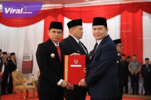 Bupati Definitif Cuti Kampanye, Pj Gubernur Elen Setiadi Kukuhkan Pjs Bupati OKU Timur, Ogan Ilir, Musi Rawas dan Plt Bupati Muratara. Foto : viralsumsel.com /win