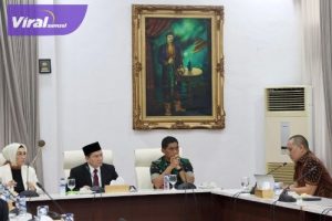 Pj Gubernur Elen Setiadi Bersama Forkopimda Matangkan Persiapan Pilkada Serentak 2024 di Sumsel. Foto : viralsumsel.com /win