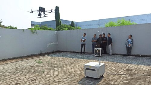 Keamanan Berbasis Drone, Halo Robotics. Foto: viralsumsel.com