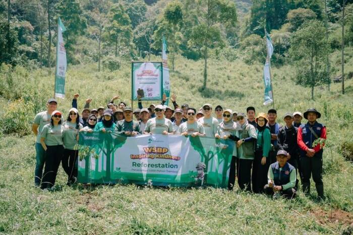 WSBP Inspiring Kindness: Reforestation, Komitmen WSBP Dukung Pelestarian Lingkungan dan Ekosistem Berkelanjutan. Foto: viralsumsel.com