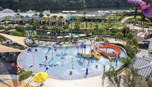 Foto Wahana Wisata Air (Waterpark), Wahoo Waterworld. Foto: viralsumsel.com