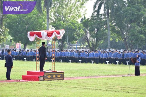Pemkab OKI Gelar Upacara Hari Pancasila, Momen Tumbuhkan Jiwa Pancasila. Foto : viralsumsel.com /zep