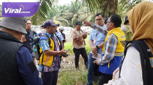 Pembangunan Sarana Air Bersih di Air Sugihan, Diinisiasi Iskandar, Didorong Ishak Mekki, Didukung PT OKI Pulp and Paper. Foto : viralsumsel.com /zep