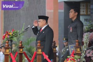 Pj Walikota Palembang Ucok Abdulrauf Pimpin Upacara Peringatan Hari Kesaktian Pancasila. Foto : viralsumsel.com /nto