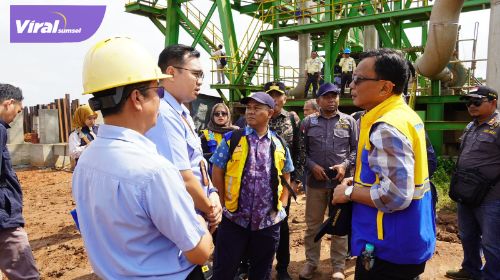 Hore, 38 Ribu Warga Air Sugihan OKI Bakal Nikmati Air Bersih. Foto : viralsumsel.com /zep
