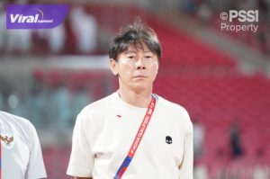 Pelatih Kepala Timnas Indonesia Shin Tae-yong. Foto : viralsumsel.com/pssi