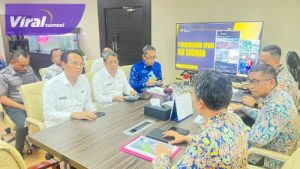 Datangi Kementrian PUPR, Pj Bupati OKI Dorong Percepatan SPAM Air Sugihan. Foto : viralsumsel.com /zep