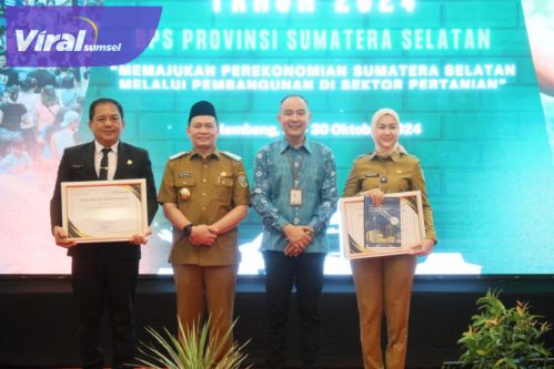 Pj Gubernur Elen Setiadi Ungkap Pentingnya Data BPS Dalam Mengambil Kebijakan Bagi Pemerintah Daerah. Foto : viralsumsel.com /win