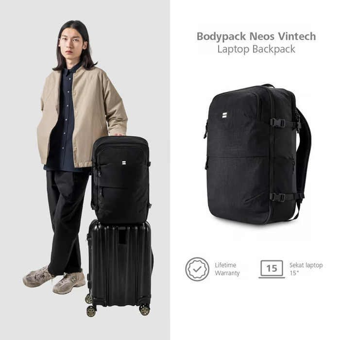 Bodypack Neos Vintech Laptop Backpack: Pilihan Terbaik untuk Mobilitas Modern. Foto : viralsumsel.com