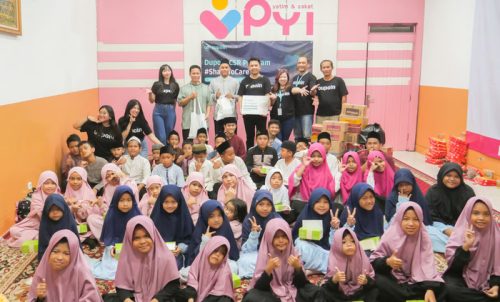 Dupoin Hadirkan Kebahagiaan Lewat Program CSR #SharetoCare di Jakarta Timur. Foto : viralsumsel.com