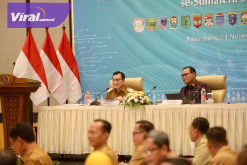 Pj Gubernur Elen Setiadi Rumuskan Strategi Pengendalian Inflasi Bersama TPID dan TP2DD Jelang Nataru. Foto : viralsumsel.com /ril