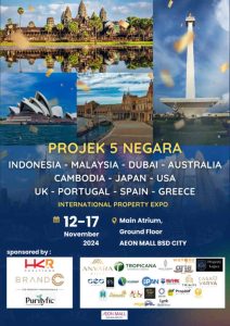 Projek5Negara : Pameran Properti Internasional Siap Guncang AEON Mall BSD City Foto: viralsumsel.com