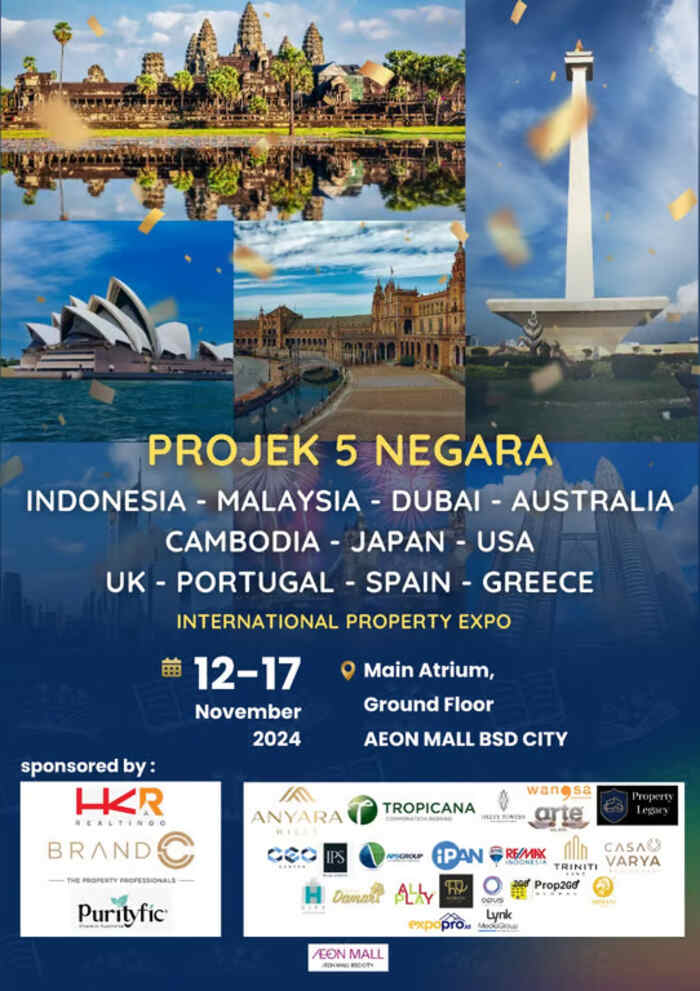 Projek5Negara : Pameran Properti Internasional Siap Guncang AEON Mall BSD City Foto: viralsumsel.com