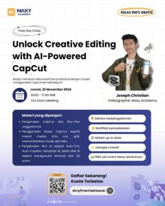 Soroti Kebutuhan Marketing Masa Kini, MAXY Academy Gelar Kelas Videografi Gratis. Foto: viralsumsel.com