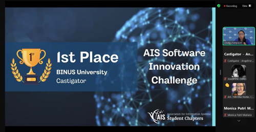 Mahasiswa School of Information Systems BINUS UNIVERSITY Berhasil Menjadi Digital Changemaker di AIS Software Innovation Challenge 2024. Foto: viralsumsel.com
