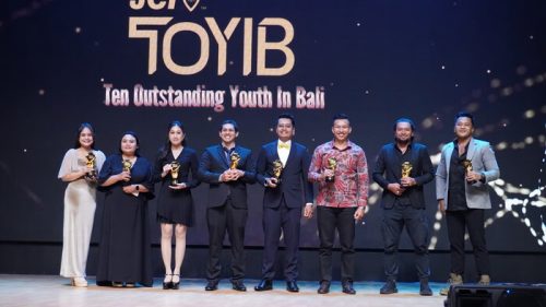 Vishnu, Perjalanan dari Penjaga Pos Parkir hingga Peraih Penghargaan Personal Development di JCI Badung Bali. Foto: viralsumsel.com