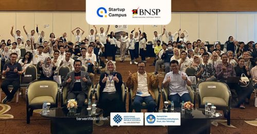 Dapatkan Peluang Kerja dan Karier dengan Pelatihan & Sertifikasi BNSP dari Startup Campus. Foto: viralsumsel.com