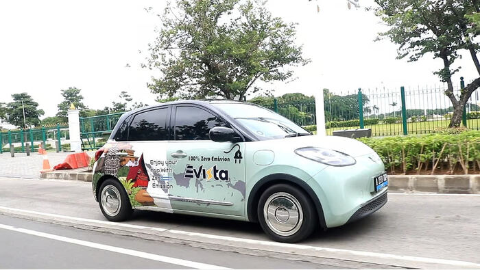 6 Alasan Penumpang Pilih Taksi Listrik Evista di Bandara Halim dan Pekanbaru. Foto : viralsumsel.com