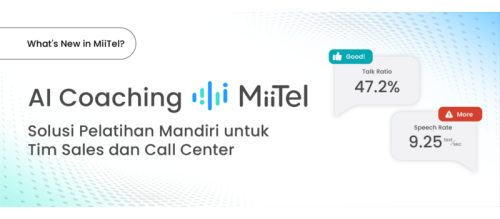AI Coaching MiiTel: Solusi Pelatihan Mandiri Sales dan Call Center. Foto: viralsumsel.com AI Coaching MiiTel: Solusi Pelatihan Mandiri Sales dan Call Center. Foto: viralsumsel.com
