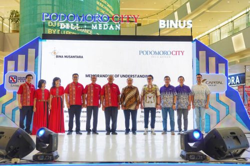 BINUS @Medan Usung Konsep Global Digitalpreneur Campus untuk Wujudkan Indonesia Emas 2045. Foto: viralsumsel.com