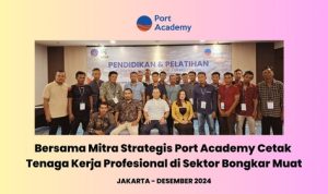 Bersama Mitra Strategis Port Academy Cetak Tenaga Kerja Profesional di Sektor Bongkar Muat. Foto : viralsumsel.com