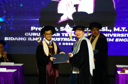 BINUS UNIVERSITY Resmi Miliki Guru Besar Bidang Industrial & System Engineering. Foto : viralsumsel.com