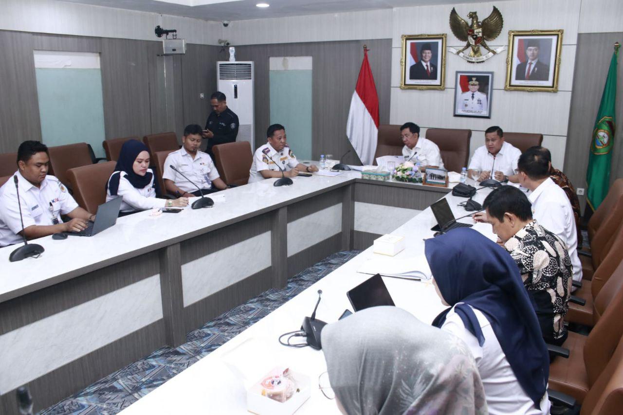Pemprov Sumsel Fasilitasi Pertemuan Antara Pemkot Lubuk Linggau-PT KAI, Terkait Aset Pasar Inpres. Foto : viralsumsel.com /ril