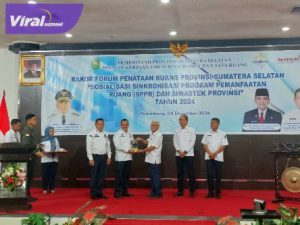 Pemkot Palembang Raih Penghargaan Penataan Ruang Terbaik Se Sumsel. Foto : viralsumsel.com /nto