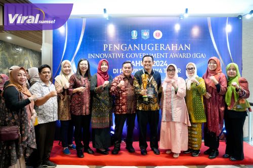 Palembang Raih Innovative Government Award, Kota Terinovatif se Indonesia. Foto : viralsumsel.com/nto