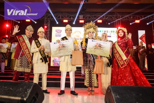 Ridho dan Regina Terpilih"Kuyung Kupek" Muba 2024. Foto : viralsumsel.com /dev