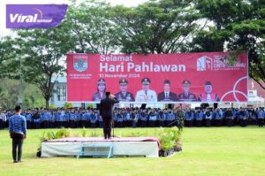 Pemkot Lubuk Linggau Gelar Upacara Peringatan Hari Pahlawan. Foto : viralsumsel.com /ril