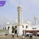Pj Gubernur Elen Setiadi Dampingn Menag RI Prof. Dr. K.H Nasaruddin Umar Resmikan Masjid Al-Abduh Sematang Borang. Foto : viralsumsel.com /win