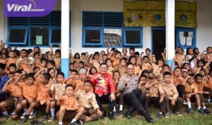 Uji Coba Makan Bergizi Gratis di SDN Sunggutan Air Besar, Siswa Sambut Gembira. Foto : viralsumsel.com /zep