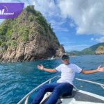 Viral, Pulau Wayang di Lampung Tak Kalah Keren dengan Pulau Raja Ampat. Foto : viralsumsel.com /asa