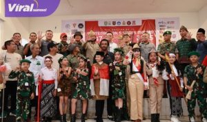 Pj Wali Kota Palembang Cheka Virgowansyah Buka Peringatan Pertempuran Lima Hari Lima Malam. Foto : viralsumsel.com /ril