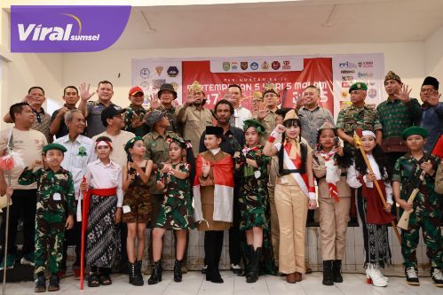 Pj Wali Kota Palembang Cheka Virgowansyah Buka Peringatan Pertempuran Lima Hari Lima Malam. Foto : viralsumsel.com /ril