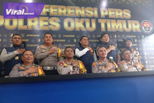 Polres OKU Timur Berhasil Menyelesaikan 375 Tindak Pidana. Foto : viralsumsel.com/ril