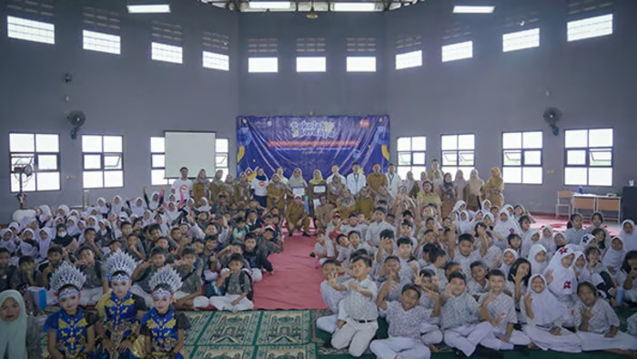 Sekolah Berdaya, Komitmen Nyata Valbury Dukung Literasi Keuangan Sejak Dini. Foto : viralsumsel.com