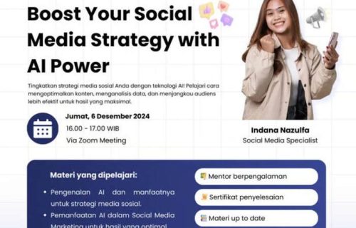 Maxy Academy Selenggarakan Kelas “Social Media Strategy with AI Power” untuk Tingkatkan Efektivitas Branding. Foto : viralsumsel.com