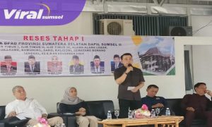 Wakil Ketua II DPRD Provinsi Sumsel, H. Nopianto Saat Reses Tahap I, Foto : Viralsumsel/Nto