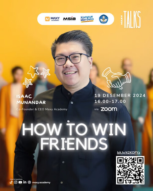 Soroti Turunnya Kemampuan Komunikasi Gen-Z, Webinar "MAXY Talk" Ajak Mahasiswa Bangun Relasi Interpersonal. Foto : viralsumsel.com