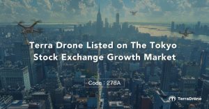 Terra Drone Terdaftar di Pasar Pertumbuhan Bursa Efek Tokyo. Foto: viralsumsel.com