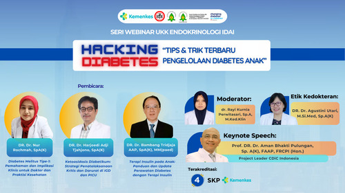 UKK Endokrinologi IDAI Gelar Webinar "Hacking Diabetes" untuk Tingkatkan Penanganan Diabetes Anak di Indonesia. Foto: viralsumsel.com
