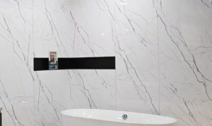 Wall Panel Terbaik untuk Dinding Kamar Mandi. Foto : viralsumsel.com