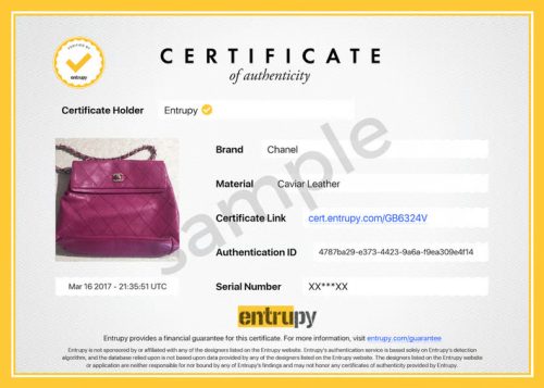 deGadai Perkenalkan Sertifikat Entrupy dengan Harga Terjangkau untuk Proses Gadai Tas Branded. Foto : viralsumsel.com