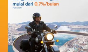 BRI Finance Berikan Promo Untuk Para Bikers Touring Di Awal Tahun Baru dengan Motor Baru. Foto: viralsumsel.com