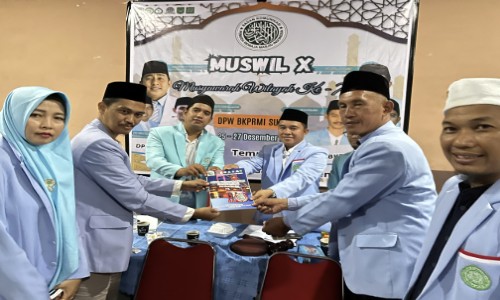 Firdaus kembali menahkodai BKPRMI masa khidmat 2025-2030. Foto : viralsumsel.com /nto