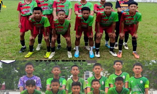 Laga Seru SSB Meteor 200 vs KMP Bumara, Pekan Kedua Kick Ball Soccer League U-15. Foto : viralsumsel.com /asa