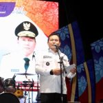 Pj Gubernur Elen Setiadi Hadiri Pertunjukan Drone Show Sambut Tahun Baru 2025 di Pelataran BKB. Foto : viralsumsel.com/ril