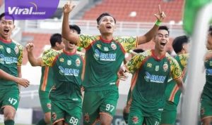 Penyerang Sriwijaya FC, Imam Witoyo nomor punggung 97 selebrasi usai cetak gol ke gawang FC Bekasi City pada menit ke 18. Foto : mosfc